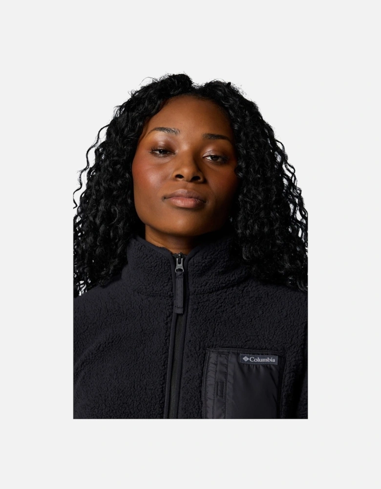 West Bend Full Zip Women's Black Fleece Jackets
