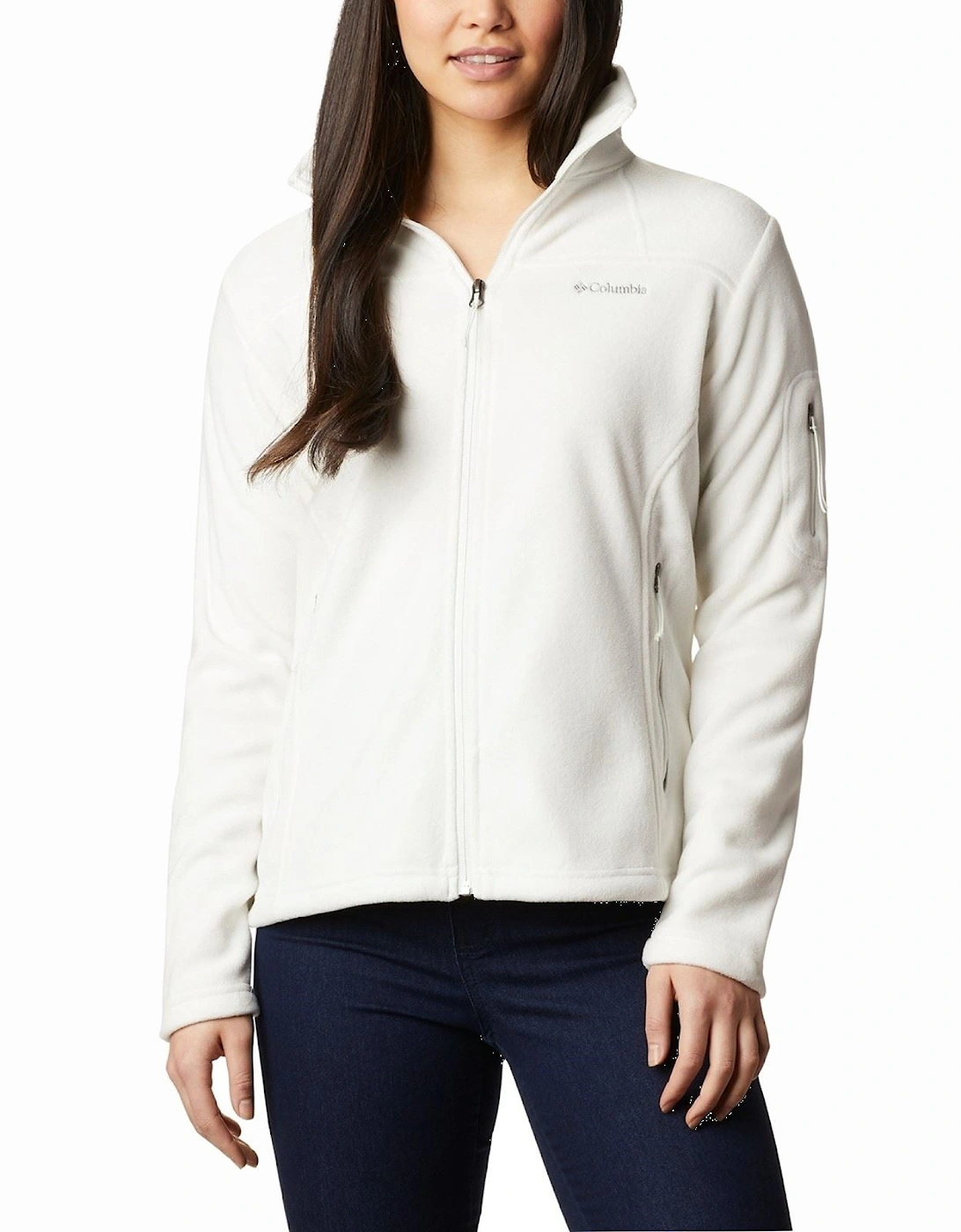 Fast Trek II Jacket Women's White Fleece Jackets, 7 of 6