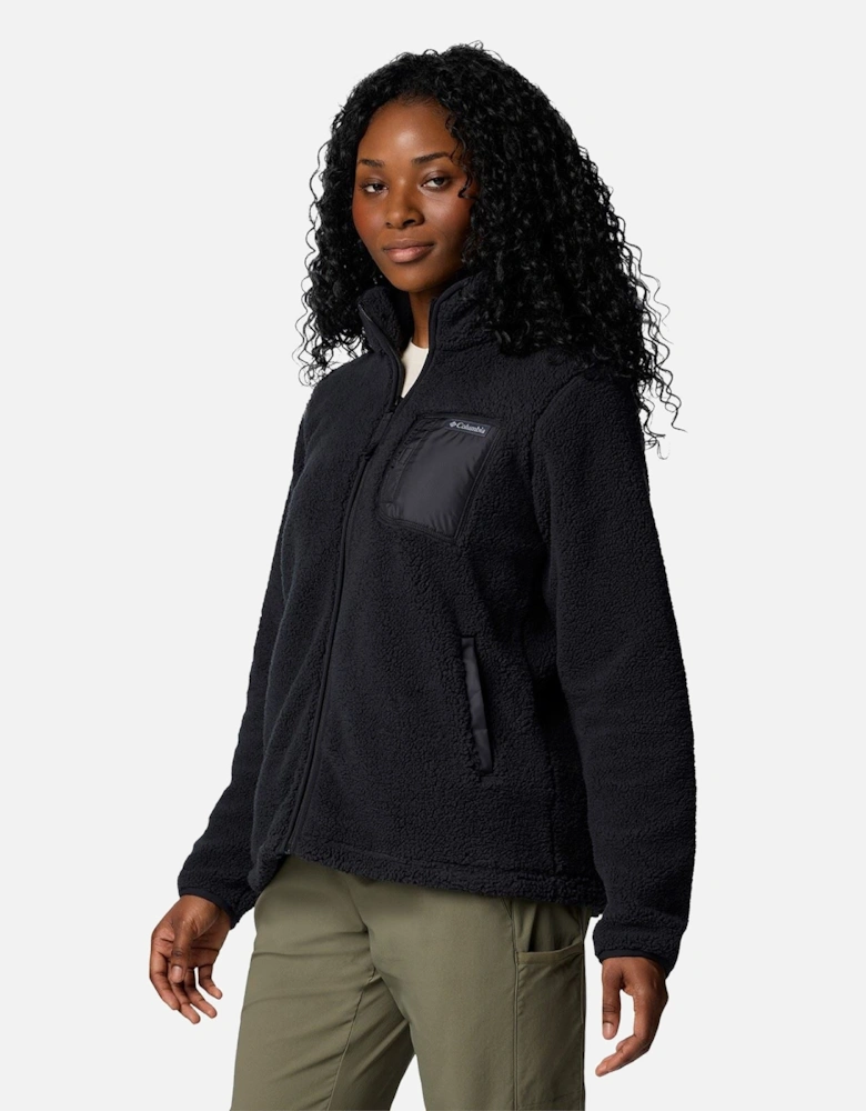 West Bend Full Zip Women's Black Fleece Jackets