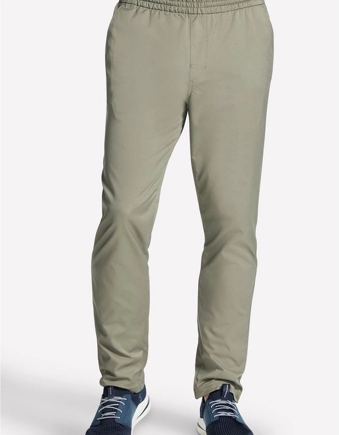 Men's Skechers Performance Pant Downtown Classic Polyester Men's Olive Track Pants - Green - Size: 35/34/32