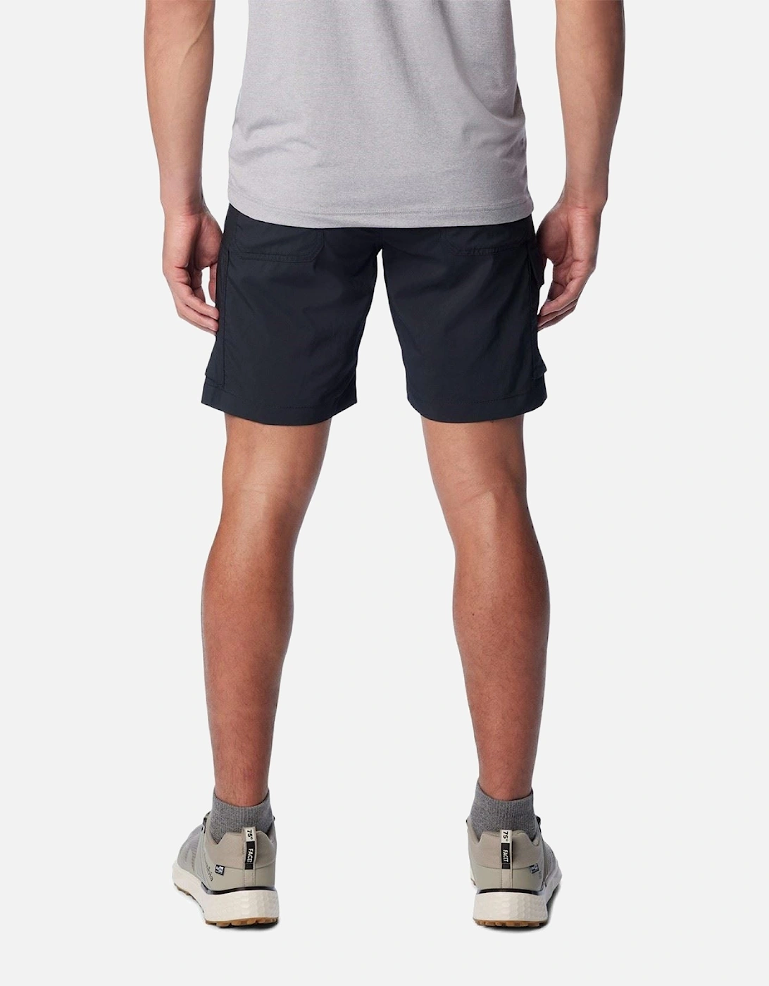 Silver Ridge Utility Cargo Short Polyester Men's Black Knee-Length Shorts