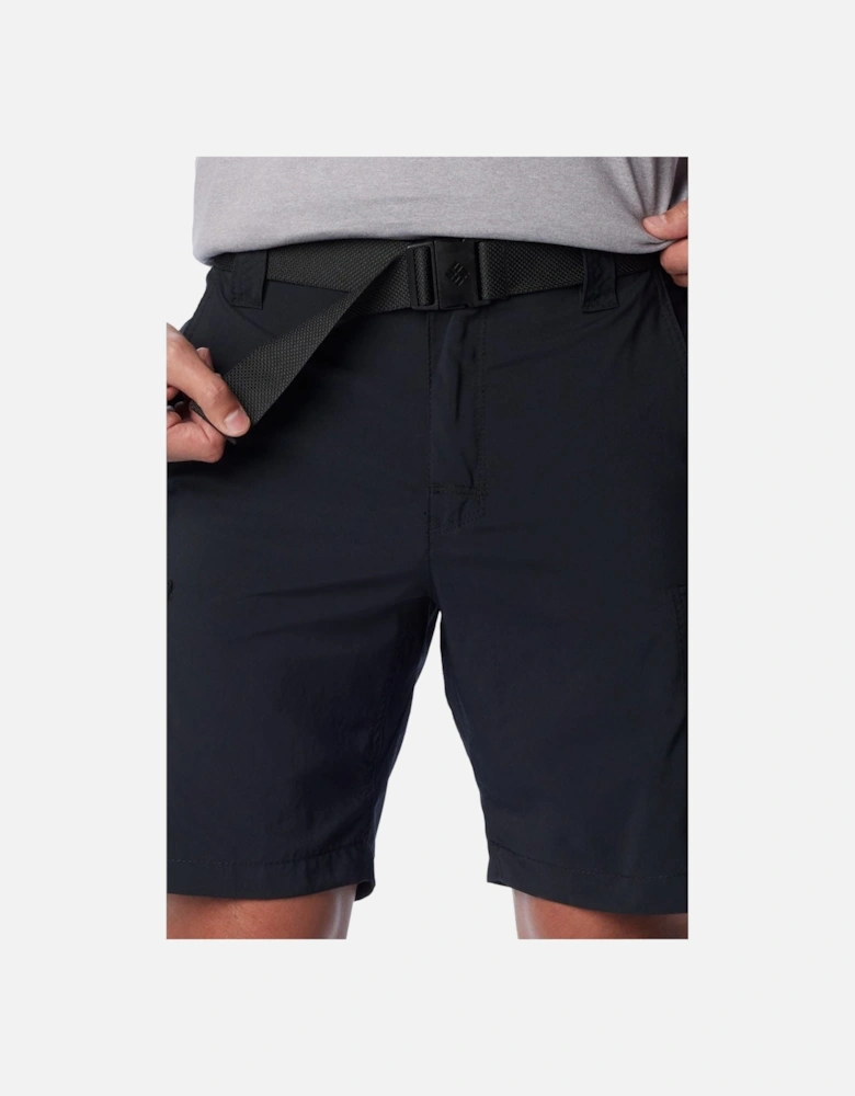 Silver Ridge Utility Cargo Short Polyester Men's Black Knee-Length Shorts