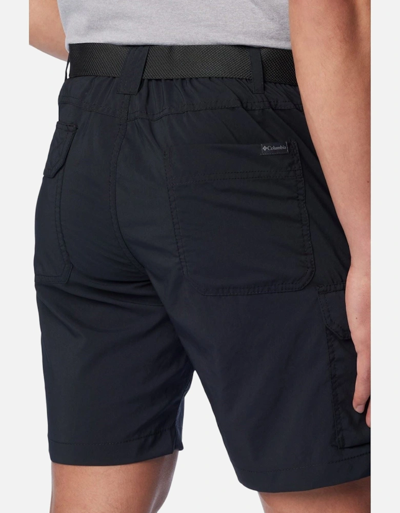 Silver Ridge Utility Cargo Short Polyester Men's Black Knee-Length Shorts