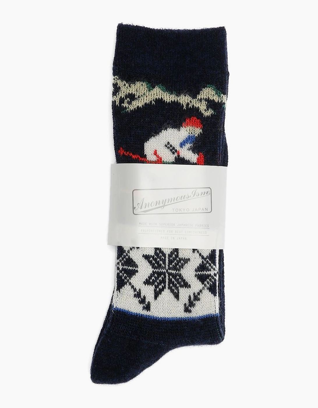 Anonymous Ism Men's Navy Ski Jq Crew Socks  9.5/13/12.5/12/11.5/11/9/16/15.5/15/14.5/14/13.5/10.5/10 L