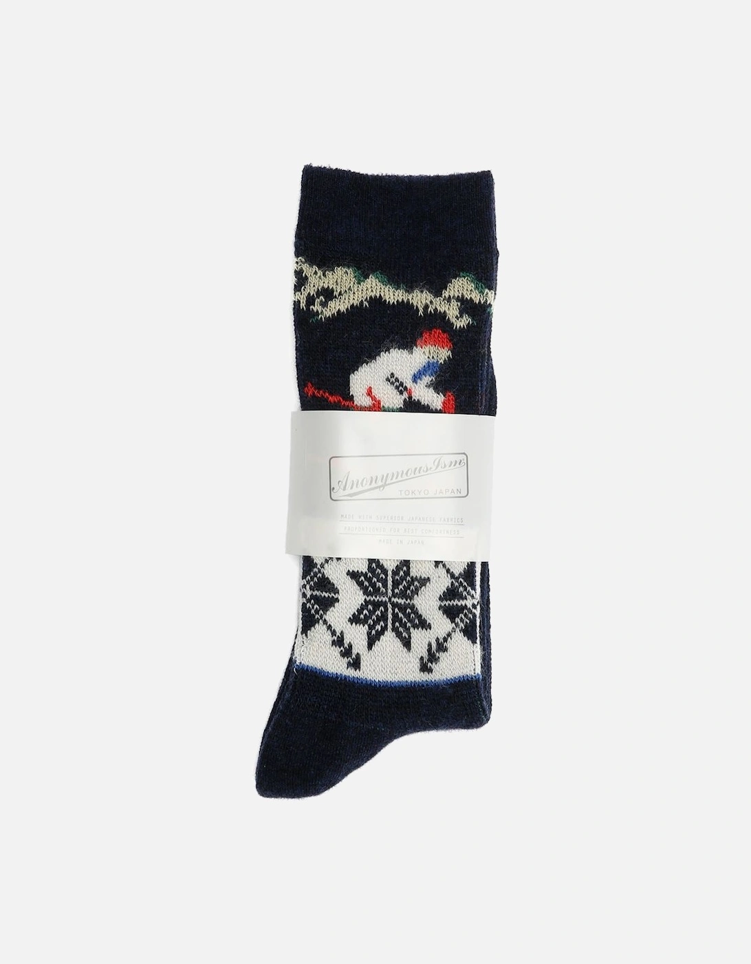 Ski JQ Crew Men's Navy Socks, 3 of 2