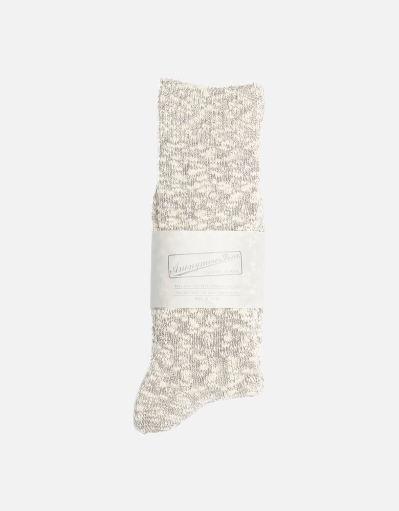 Classic Slub Crew Men's M.Grey Socks