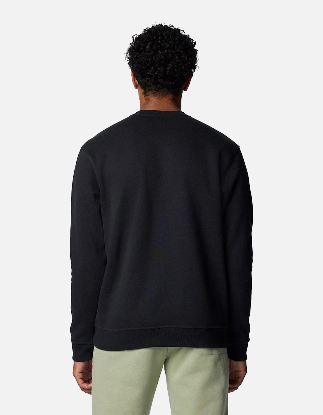 Meridian Creek Crew Cotton Men's Black Sweatshirt