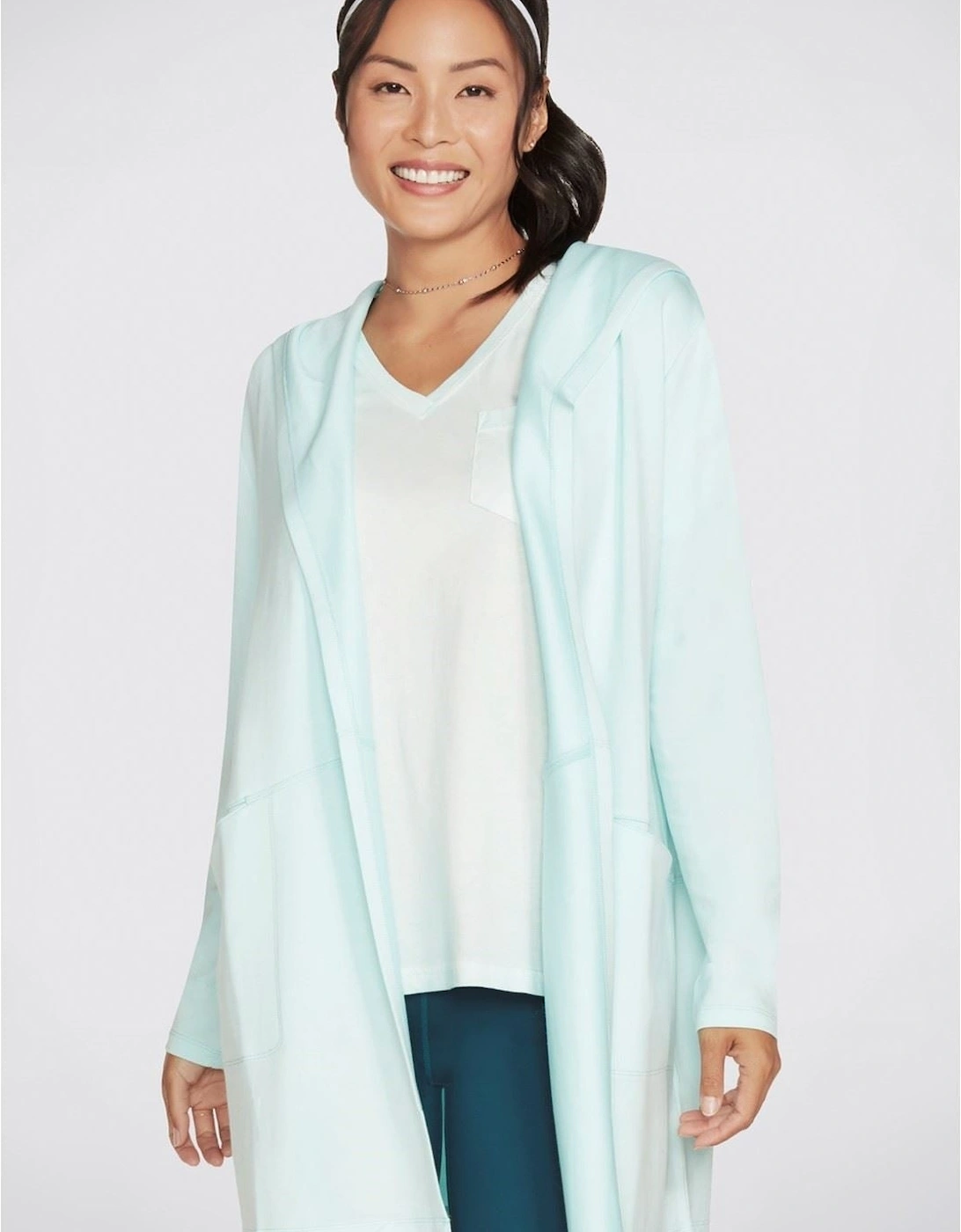 Performance Restful Women's Blue Cardigans, 4 of 3
