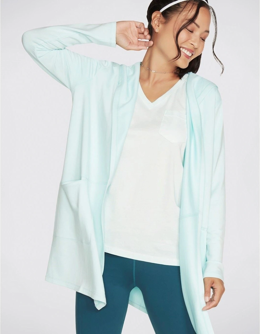 Performance Restful Women's Blue Cardigans
