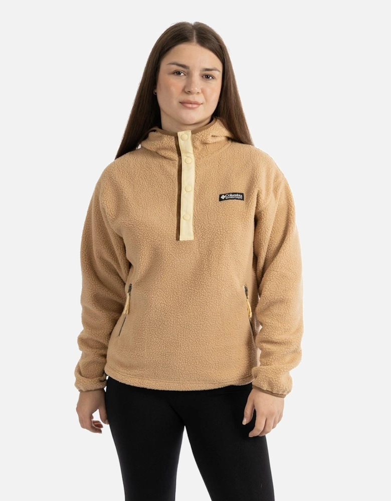 Helvetia II Hoodie Polyester Women's Brown Hooded Sweatshirt