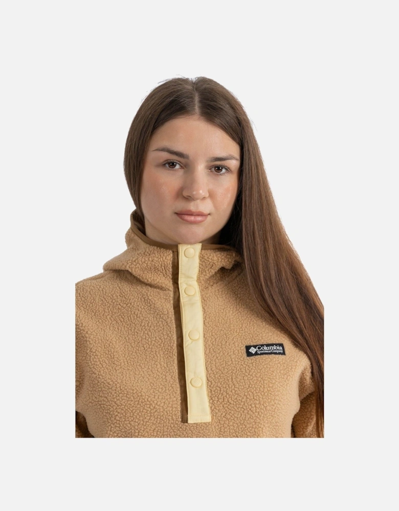 Helvetia II Hoodie Polyester Women's Brown Hooded Sweatshirt