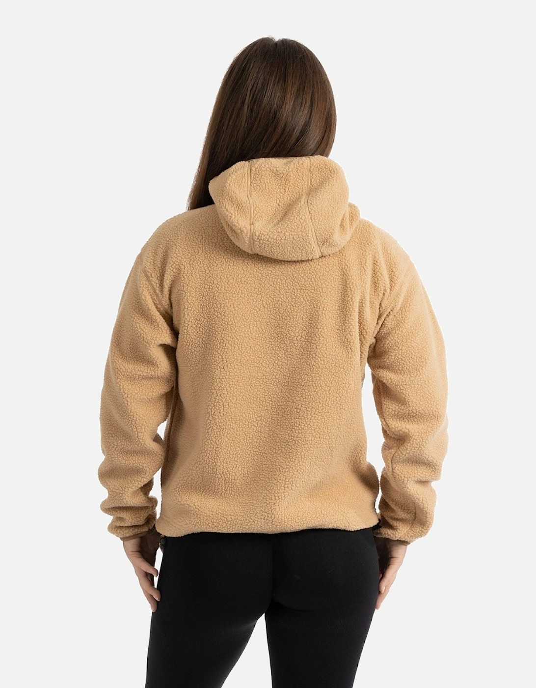 Helvetia II Hoodie Polyester Women's Brown Hooded Sweatshirt