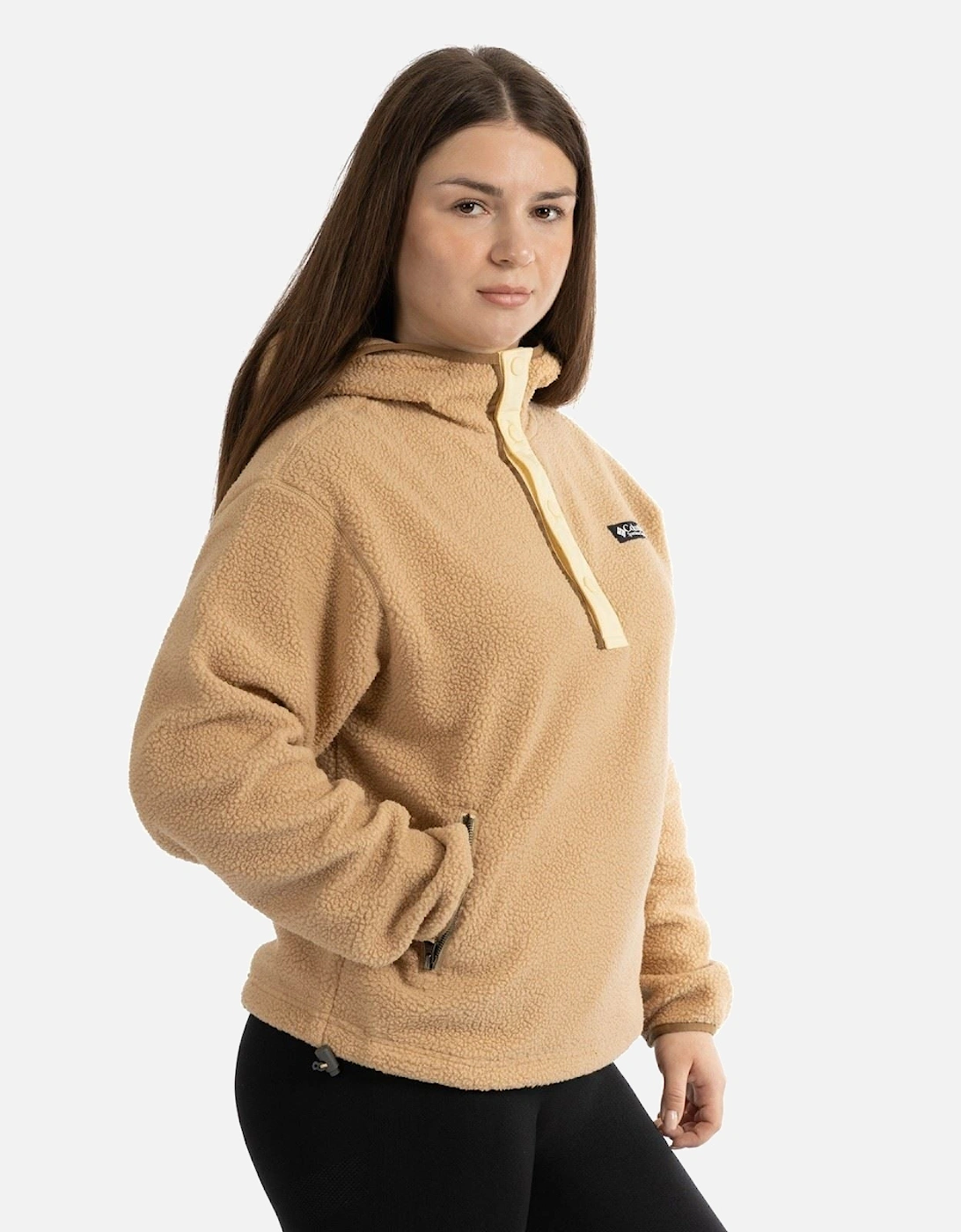 Helvetia II Hoodie Polyester Women's Brown Hooded Sweatshirt