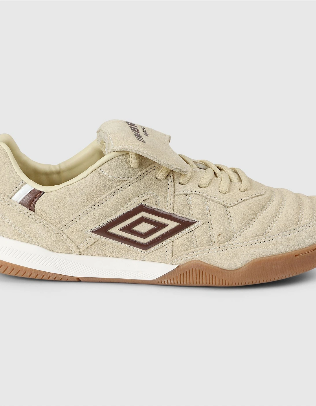 Speciali TR Suede Cream/Dark Brown/White Trainers, 5 of 4