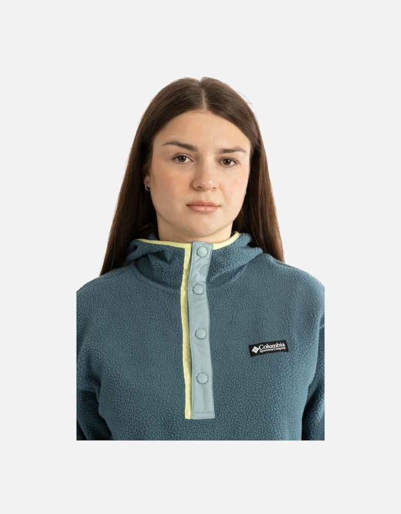 Helvetia II Hoodie Polyester Women's Blue Hooded Sweatshirt