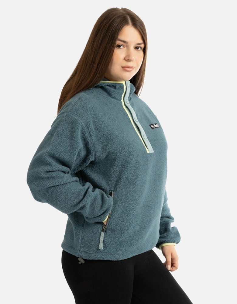 Helvetia II Hoodie Polyester Women's Blue Hooded Sweatshirt