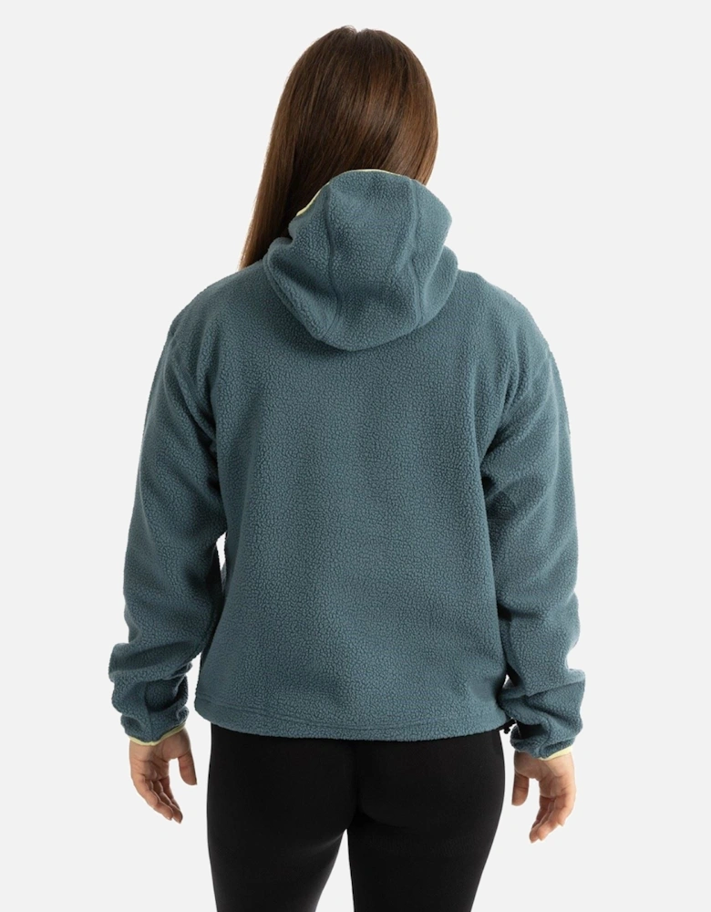 Helvetia II Hoodie Polyester Women's Blue Hooded Sweatshirt
