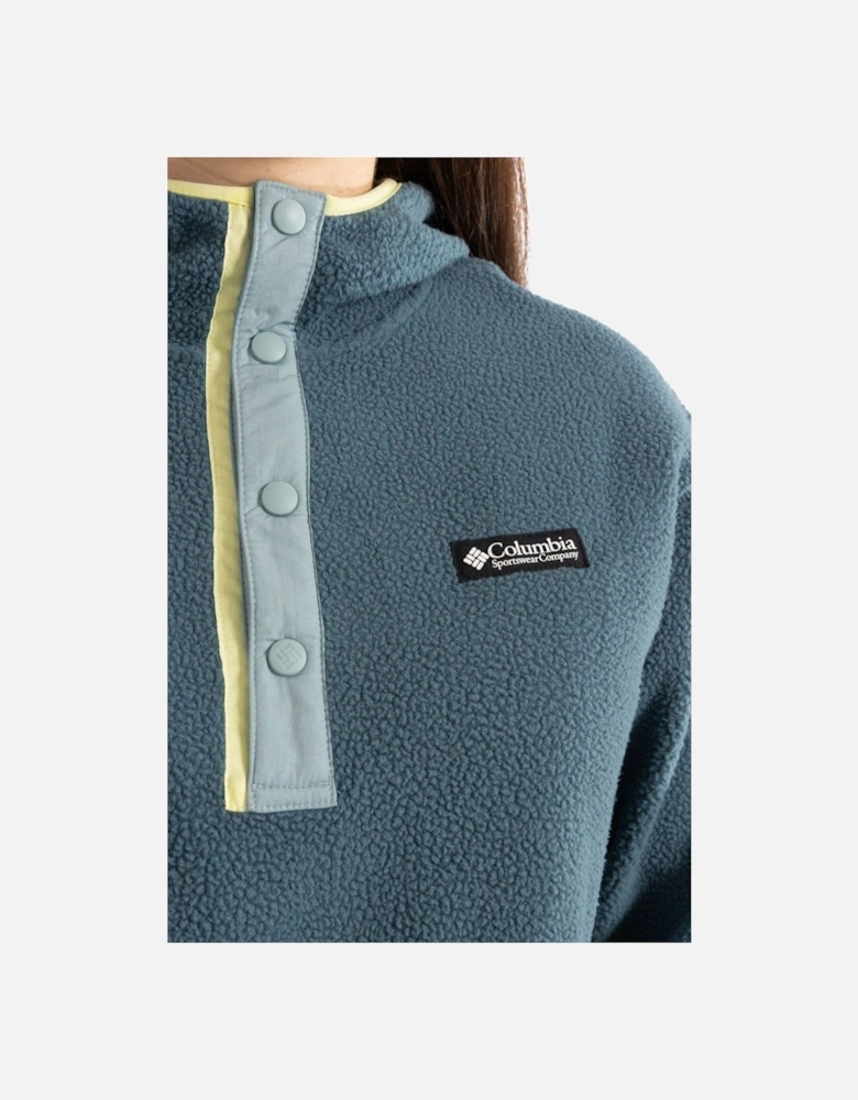 Helvetia II Hoodie Polyester Women's Blue Hooded Sweatshirt