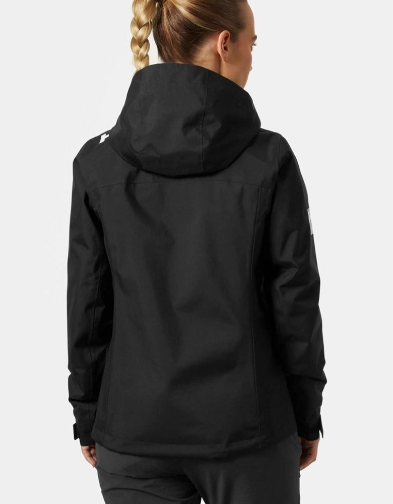 Crew Hooded Midlayer Sailing Jacket 2.0 Women's Black Sailing Jacket