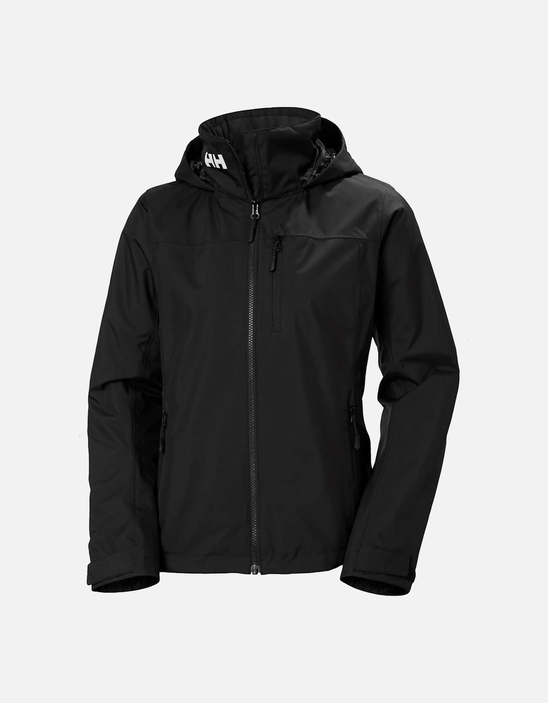 Crew Hooded Midlayer Sailing Jacket 2.0 Women's Black Sailing Jacket