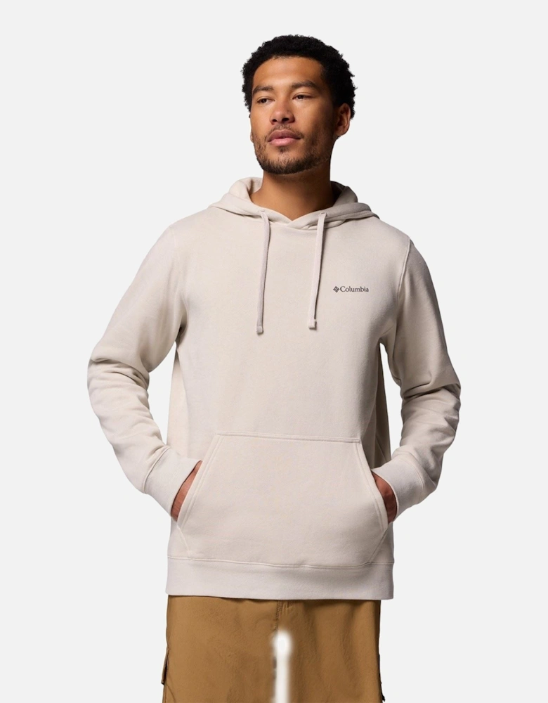 Trek Graphic Hoodie Cotton Men's Brown Hooded Sweatshirt