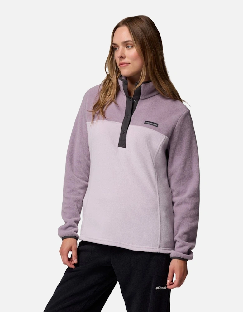 Benton Springs 1/2 Snap Pull Over II Polyester Women's Purple Pullover