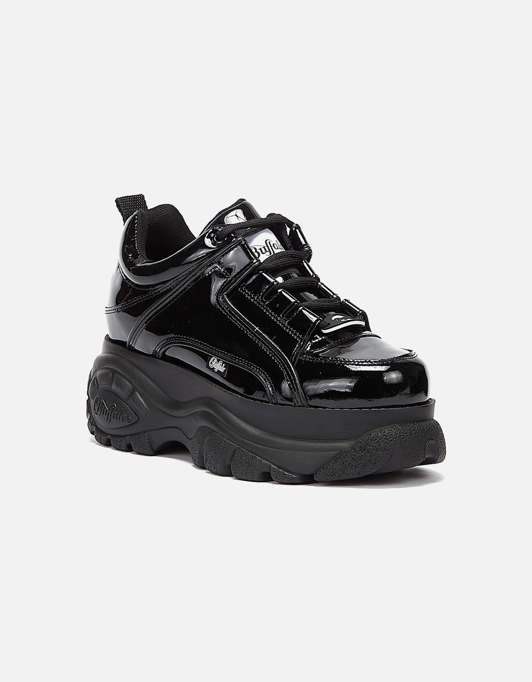 London 2.0 Patent Womens Black Trainers