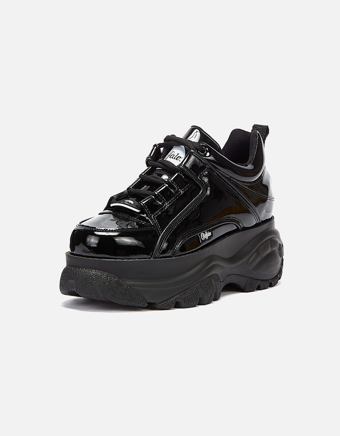 London 2.0 Patent Womens Black Trainers