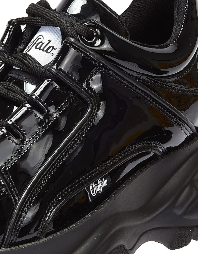 London 2.0 Patent Womens Black Trainers