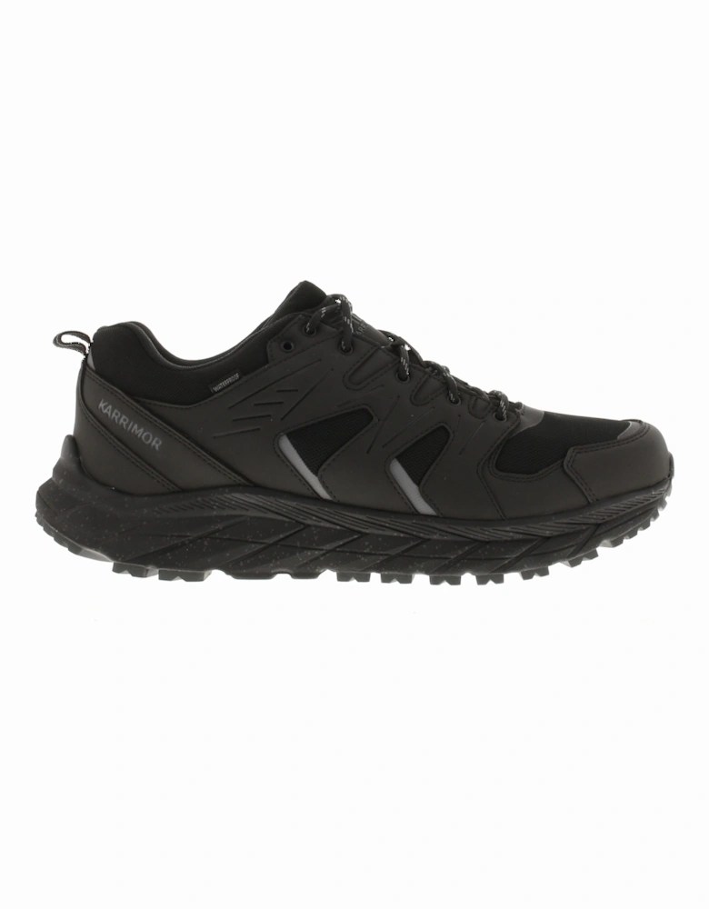 Mens Walking Shoes Trainers Kestrel Low Lace Up black UK Size