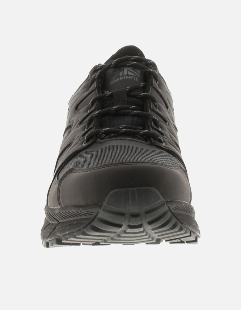 Mens Walking Shoes Trainers Kestrel Low Lace Up black UK Size