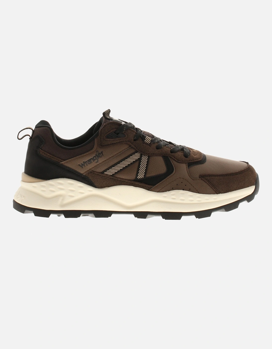 Mens Trainers West Men Low brown UK Size