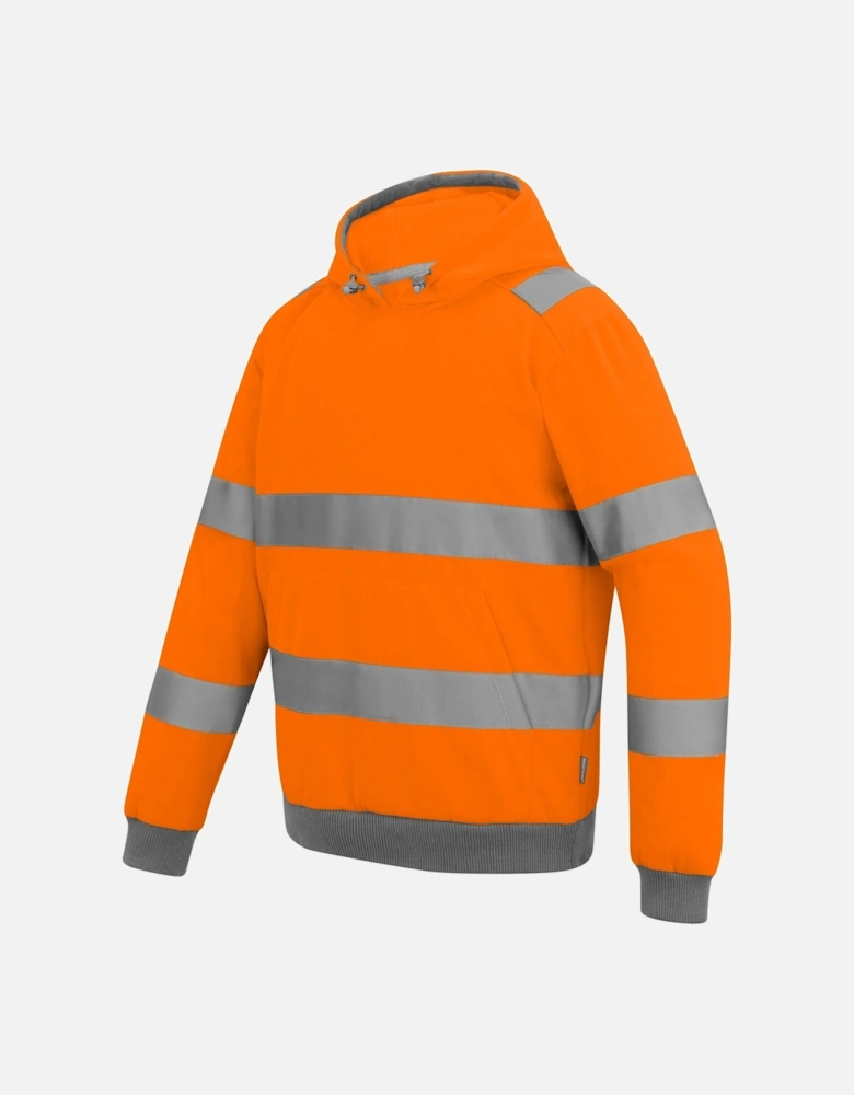 Professional Mens Pro Contract Hi-Vis Hoodie