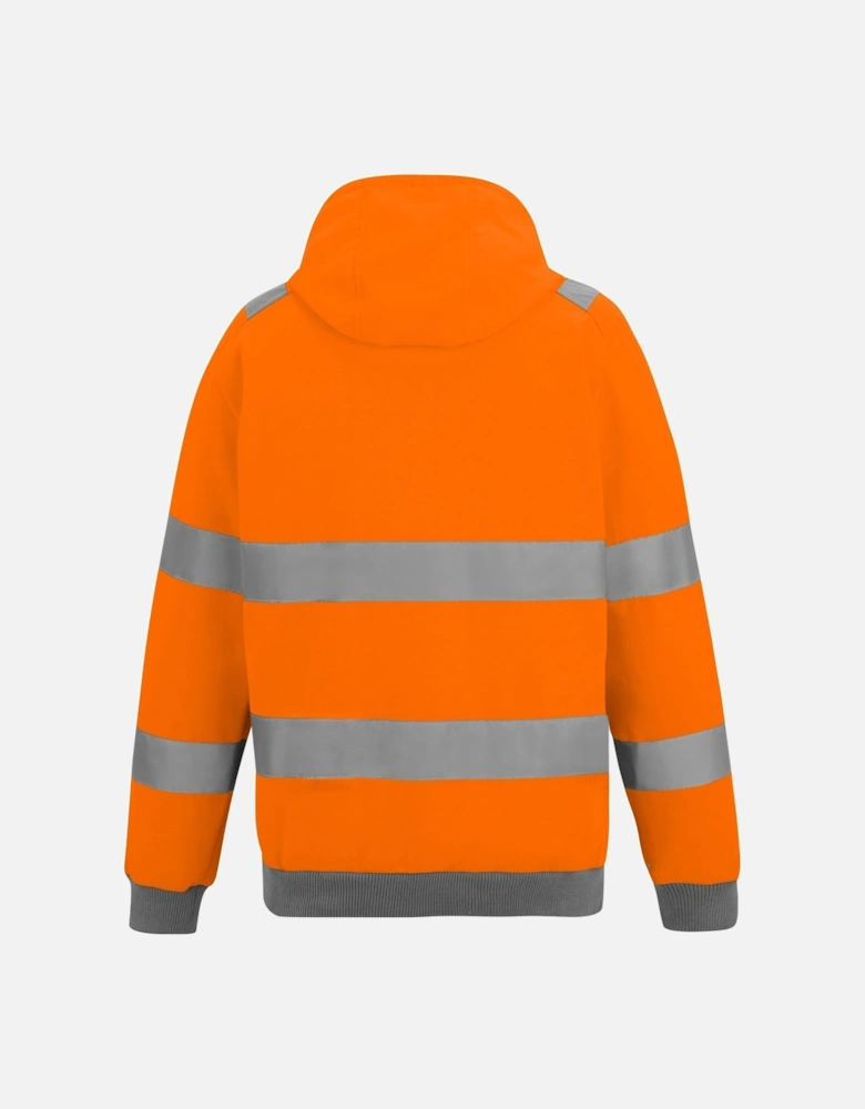 Professional Mens Pro Contract Hi-Vis Hoodie