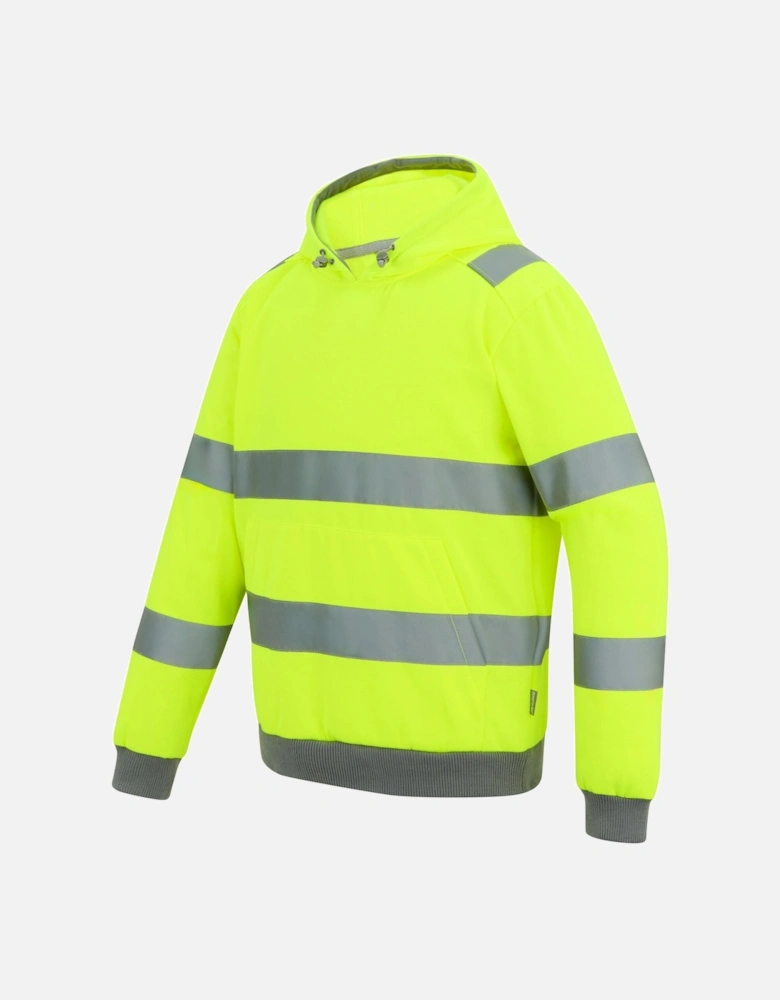 Professional Mens Pro Contract Hi-Vis Hoodie