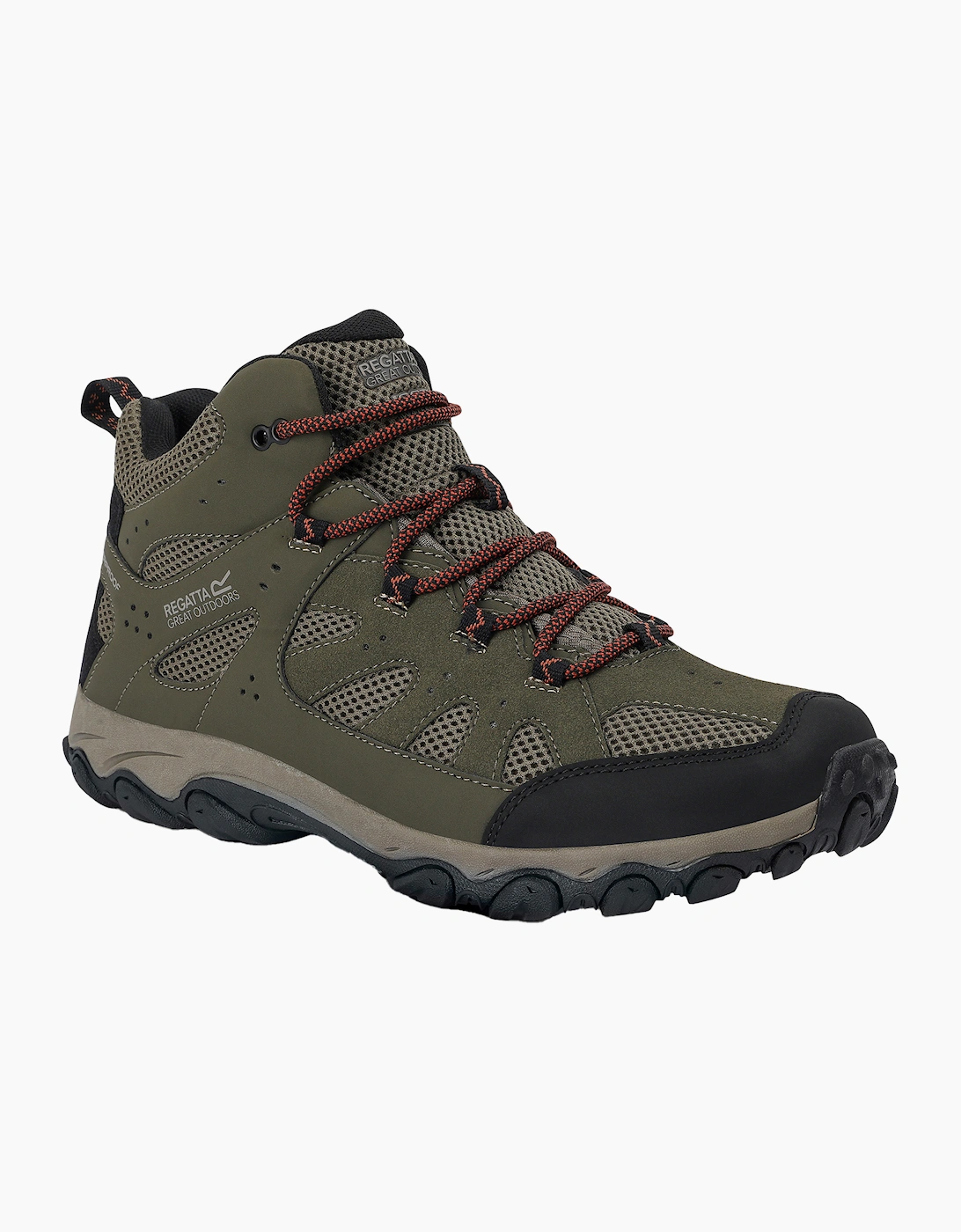 Regatta Men's Edgepoint Iv Walking Boots - Olive Night/Burnt Umber - 8 Uk - Olive Night/Burnt Umber - Image 2