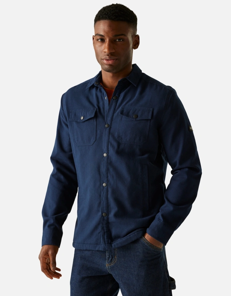 Mens Spennith Plain Shirt Jacket