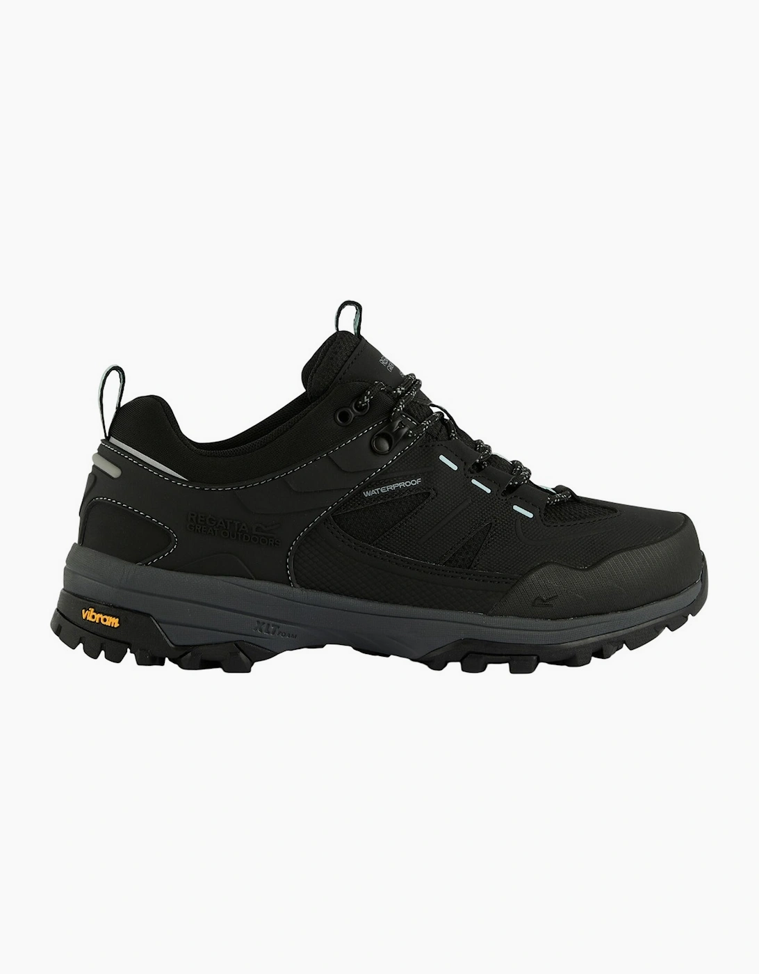 Regatta (5 Uk, Black/Aqua) Womens/Ladies Regen Low Walking Shoes - Image 3
