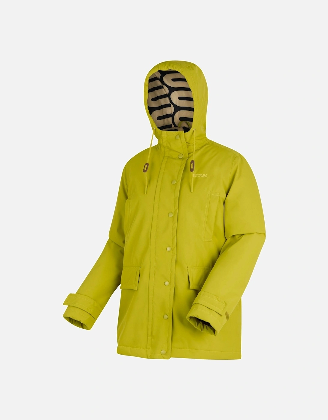 Womens/Ladies Orla Kiely Plain Mid Length Waterproof Jacket