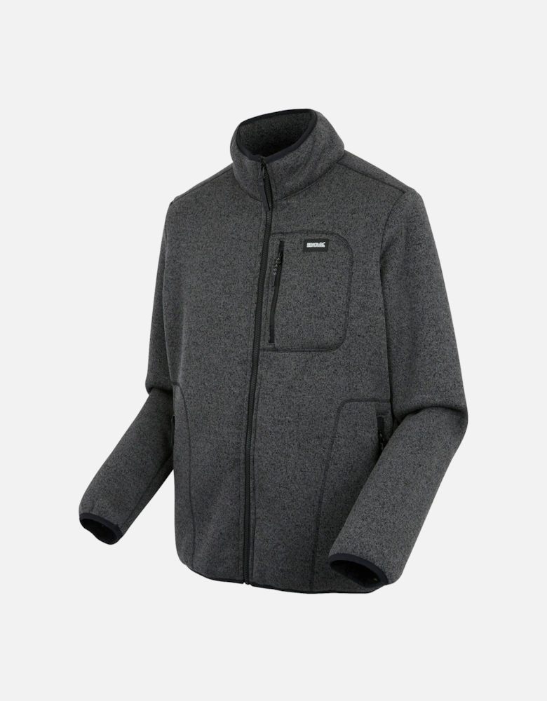 Mens Barlee Marl Full Zip Fleece Jacket