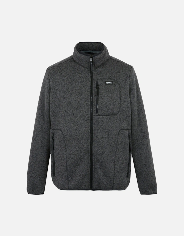 Mens Barlee Marl Full Zip Fleece Jacket