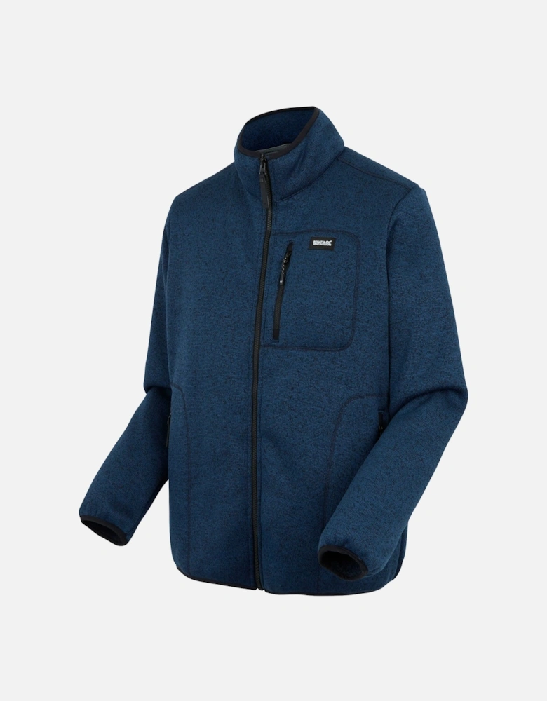 Mens Barlee Marl Full Zip Fleece Jacket
