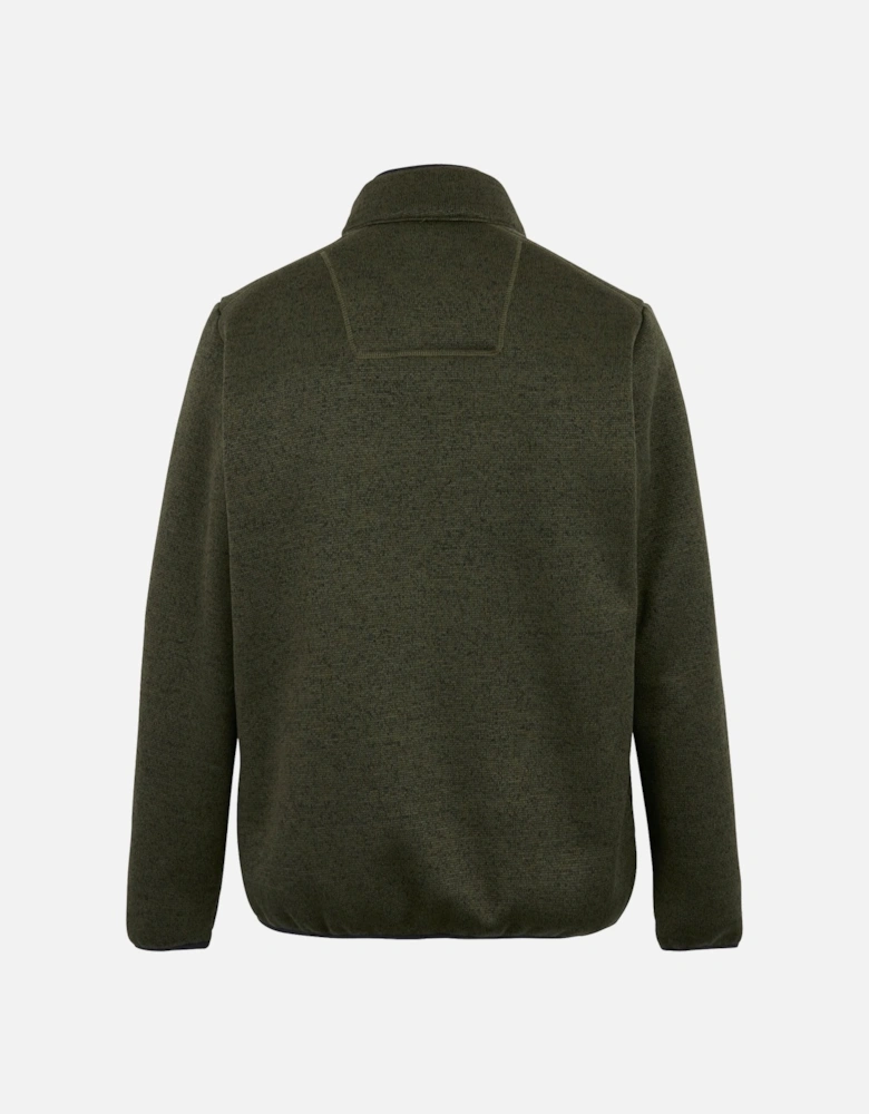 Mens Barlee Marl Full Zip Fleece Jacket