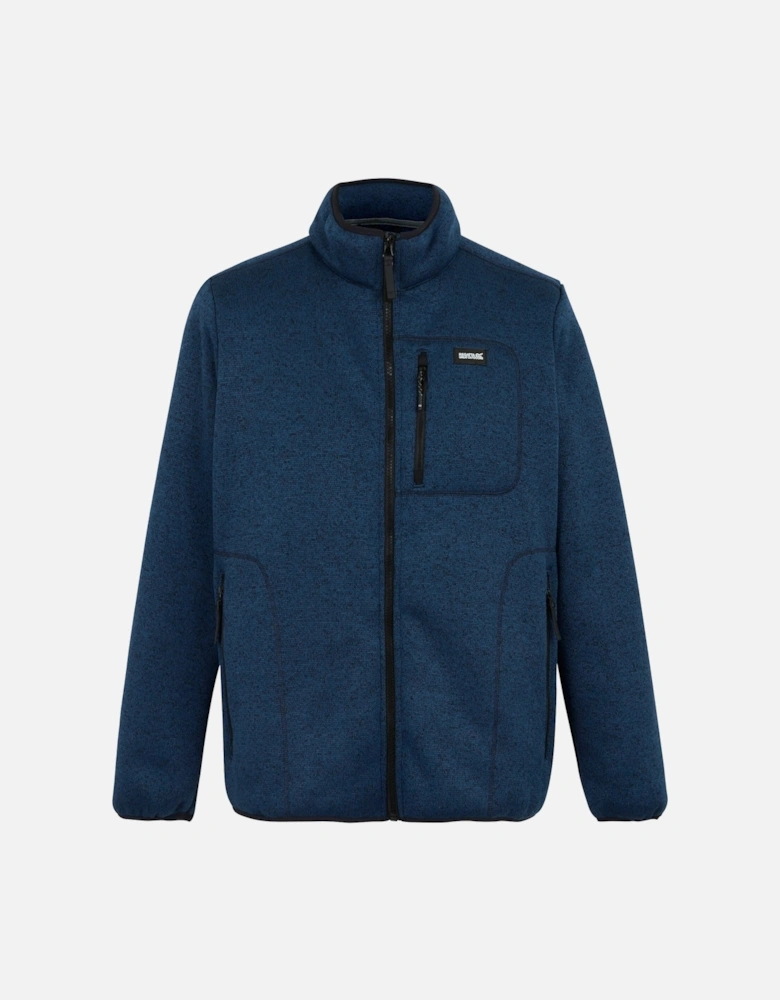 Mens Barlee Marl Full Zip Fleece Jacket