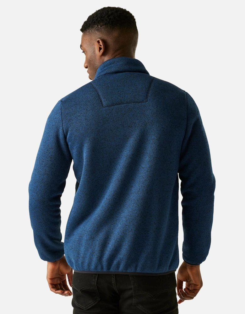 Mens Barlee Marl Full Zip Fleece Jacket