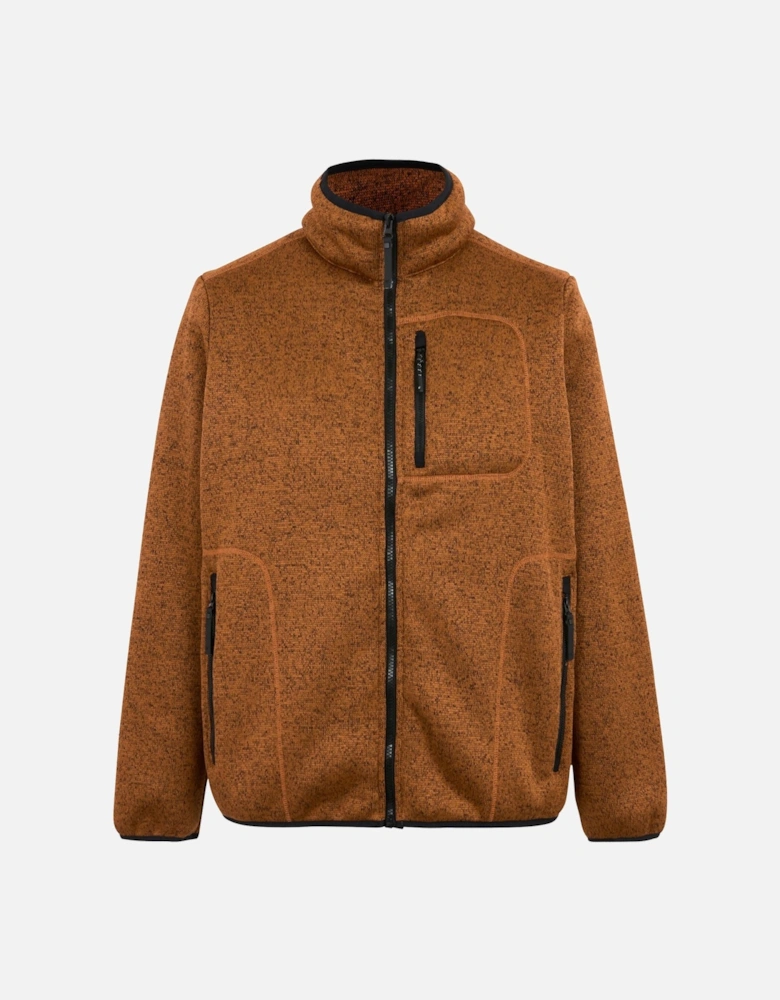 Mens Barlee Marl Full Zip Fleece Jacket