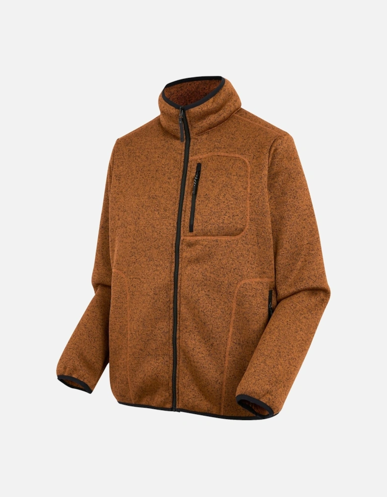 Mens Barlee Marl Full Zip Fleece Jacket