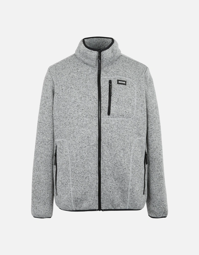 Mens Barlee Marl Full Zip Fleece Jacket