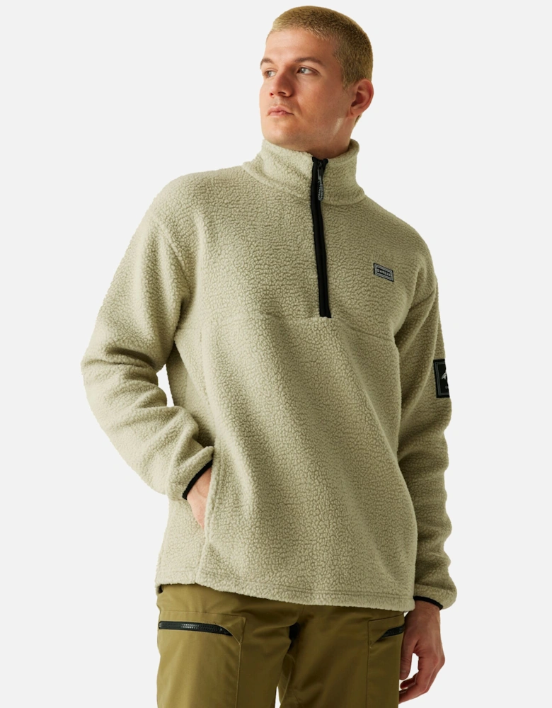 Mens Twin Tip Half Zip Fleece Jacket