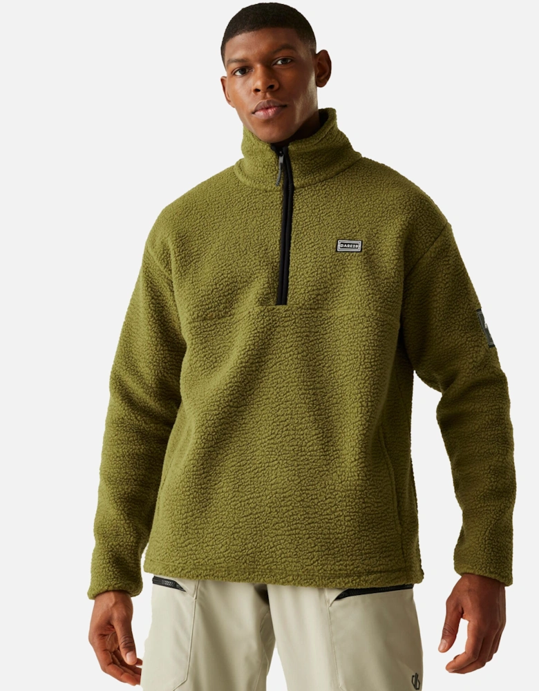 Mens Twin Tip Half Zip Fleece Jacket